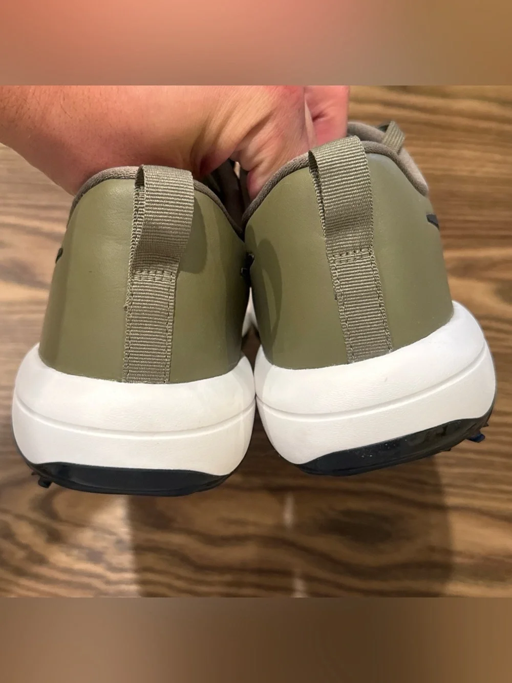 Men’s Size 11 Nike Roshe G Tour Golf Shoes Olive Green AR5580-200 NEW